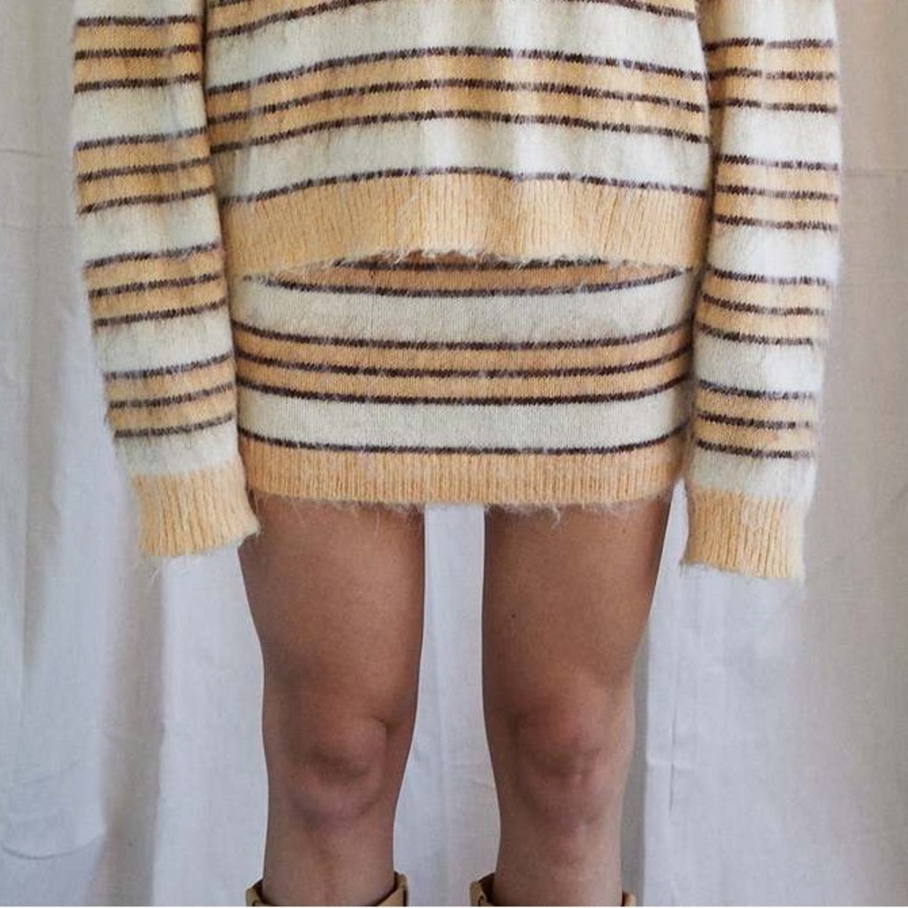 Bohème Stripe mini skirt M/L